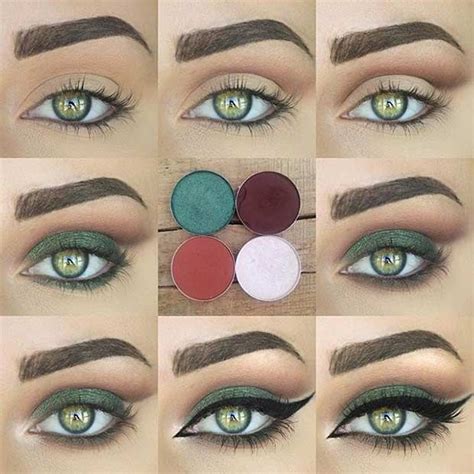 daytime eyeshadow for green eyes.